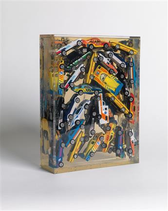 PIERRE ARMAN Car Accumulation (Matchbox Cars).